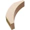 Ekena Millwork 3-inch W x 12-inch D x 12-inch H Thorton Rough Cedar Woodgrain TimberThane Knee Brace, Primed BRCUR03X12X12THRRCPR - alternate 5